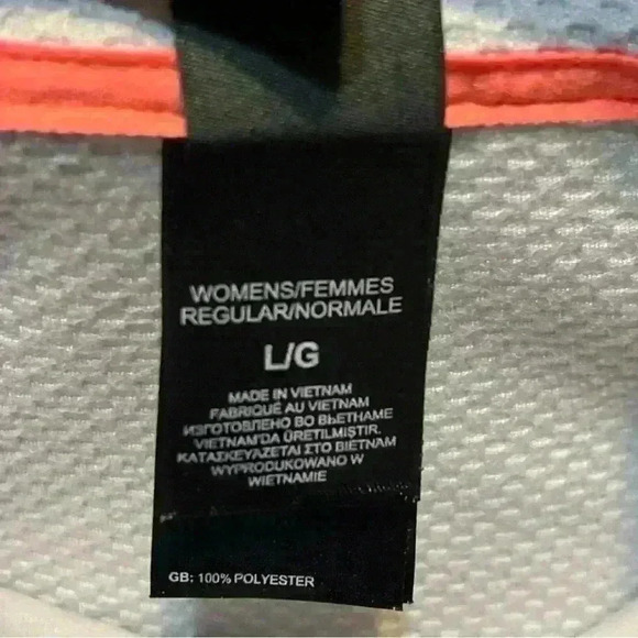 The North Face Women Lightweight Flash Dry Jacket Two Tone Gray & Pink Size L - Picture 8 of 11